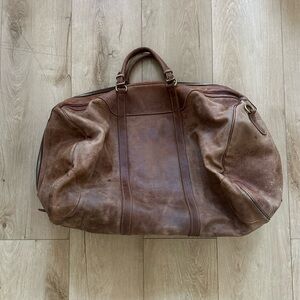 Vintage Mulholland Brothers Large Leather Bag
